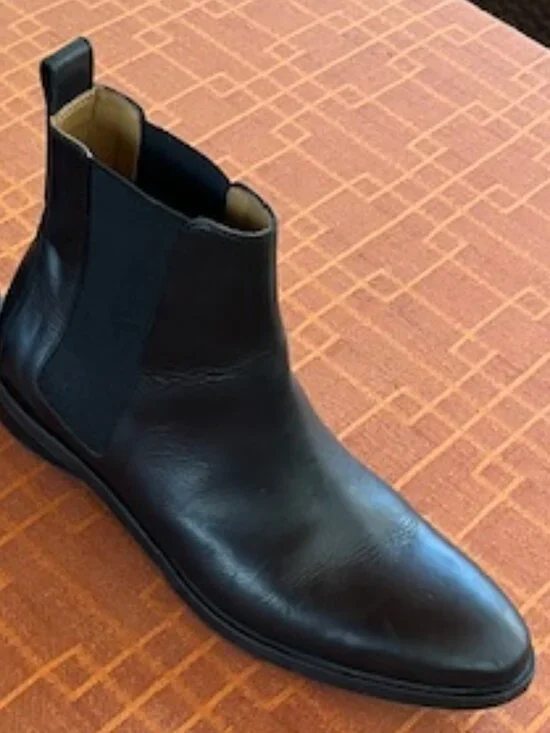 Everlane Black Leather Chelsea Boot, 10 - Picture 2 of 10